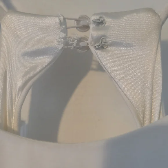 Madison James Elegant White Wedding Dress